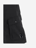 Cp Company Stretch Cotton Blend Cargo Shorts