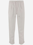 Polo Ralph Lauren Pants di lino con risvolto