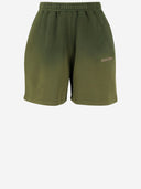 Pantaloni corti di cotone Cultura con logo