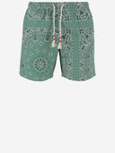 Mc2 Saint Barth Nylon Swimsuit With Bandana Pattern