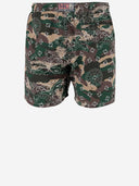 Mc2 Saint Barth Camouflage Swimsuit With Bandana Pattern