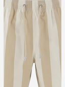 MC2 Saint Barth Gustavia Striped Swimsuit med broderi St. Barth