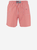MC2 Saint Barth Nylon badedrakt med stripete mønster
