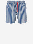 Mc2 Saint Barth Striped Pattern Swimsuit