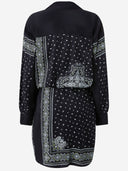 Pinko Viscose Dress With Bandana Print