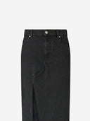 Pinko stretch katoenen denim rok