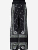 Pinko Wide Bandana Pattern Pants