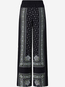 Pinko Wide Bandana Pattern Pants