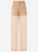 Pantalon de transparence Pinko dans le lin et l'organza