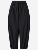 Pinko Black Balloon Pants In Cotton