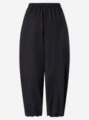 Pinko Black Balloon Pants In Cotton