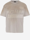 綿のロゴ付きのカルチュラTシャツ