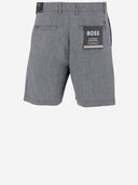 Hugo Boss Stretch Linen mezcla pantalones cortos