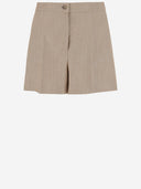 Pantaloni corti con viscosa elasticizzata