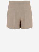 Pantaloni corti con viscosa elasticizzata