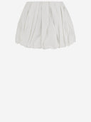 Pinko katoenen geplooide ballon mini rok