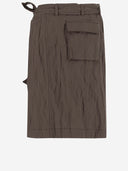 Salvatore ferragamo wikkel rok gemaakt van katoenmix