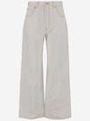 Pantaloni di jacquemus denim palazzo