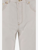 Pantaloni di jacquemus denim palazzo