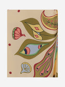 Faliero Sarti Pareo met bloemendecoratie gemaakt van zijde