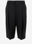 Carven Viscose Misto Bermuda Pants