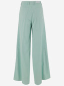 Berwich Cotton And Silk Stretch Trousers