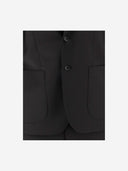 Brian Dales Stretch Wool Canvas Dress