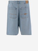 Maison Kitsune 'katoenen denim korte broek