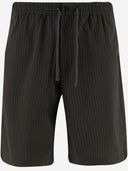 Maison Kitsune 'Striped Seersucker Shorts