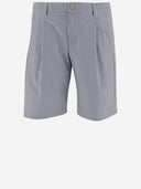 Herno gestreepte korte broek