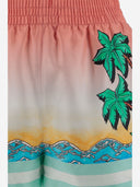 Casablanca Short Pants With Silk Graphic Print