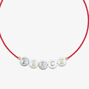 Sorbet Island Shell Bracelet With Glass Pearls