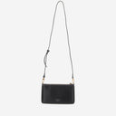 Borsa a tracolla in pelle piatta in pinko