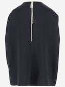 Carven Cocoon Top In Double Satin