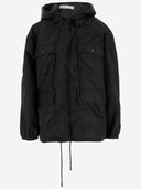 Carven Glossy Nylon Hooded Jacket