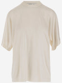 Carven weiche Seiden -T -Shirt