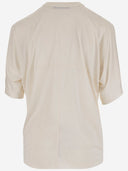 Carven weiche Seiden -T -Shirt