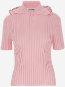Jil Sander viscose poloshirt
