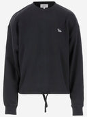Maison Kitsune 'bomullssweatshirt med baby reve logo