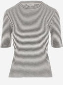 Camiseta de mezcla de algodón a rayas Vince