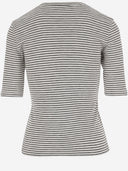 Camiseta de mezcla de algodón a rayas Vince