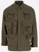 And Wander Multi Pocket Cotton Blend Shirt
