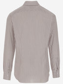 Camisa de algodón a rayas de Gherardi