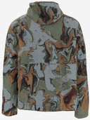 Veste de teinture à cravate étiquette noire Woolrich