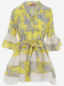 Pep 's Abito di cotone con motivo floreale