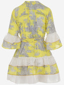 Pep 's Abito di cotone con motivo floreale