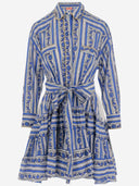 Pep's Cotton Dress With Geometric Pattern