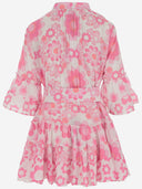 Energía's Vestido de algodón con patrón floral
