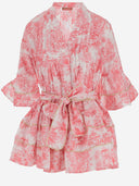 Pep's Cotton Dress With Floral Pattern