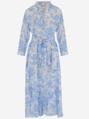 Pep's Cotton Long Dress With Floral Pattern
